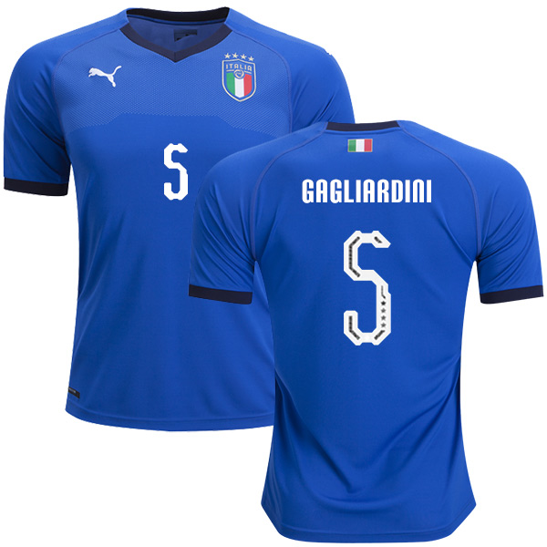 Italy #5 Gagliardini Home Soccer Country Jersey - Click Image to Close